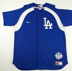 Vintage Nike MLB Los Angeles Dodgers Baseball Jersey Size Men's Large L
